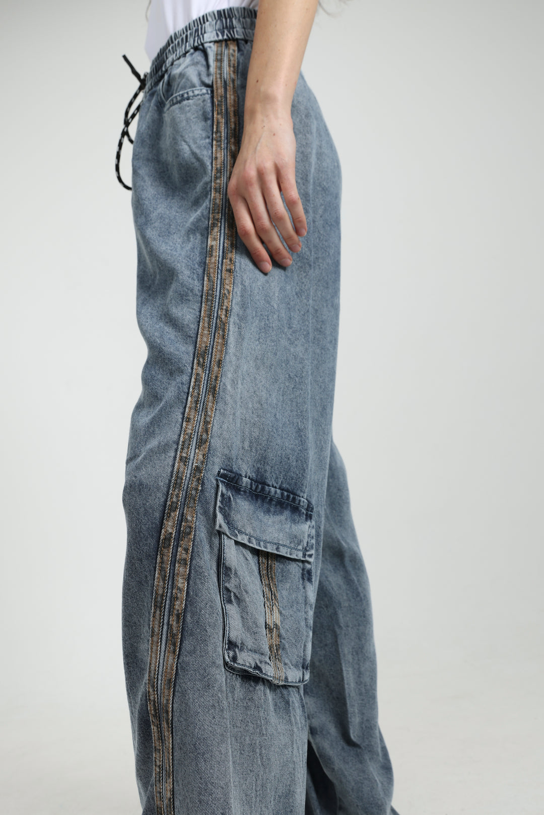 Star 721 Blue Cargo Denim