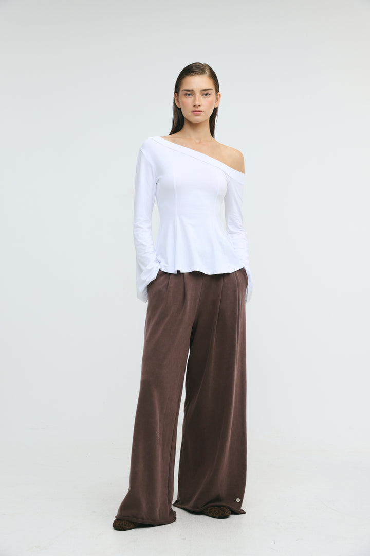 State White Drop Shoulder Shirt