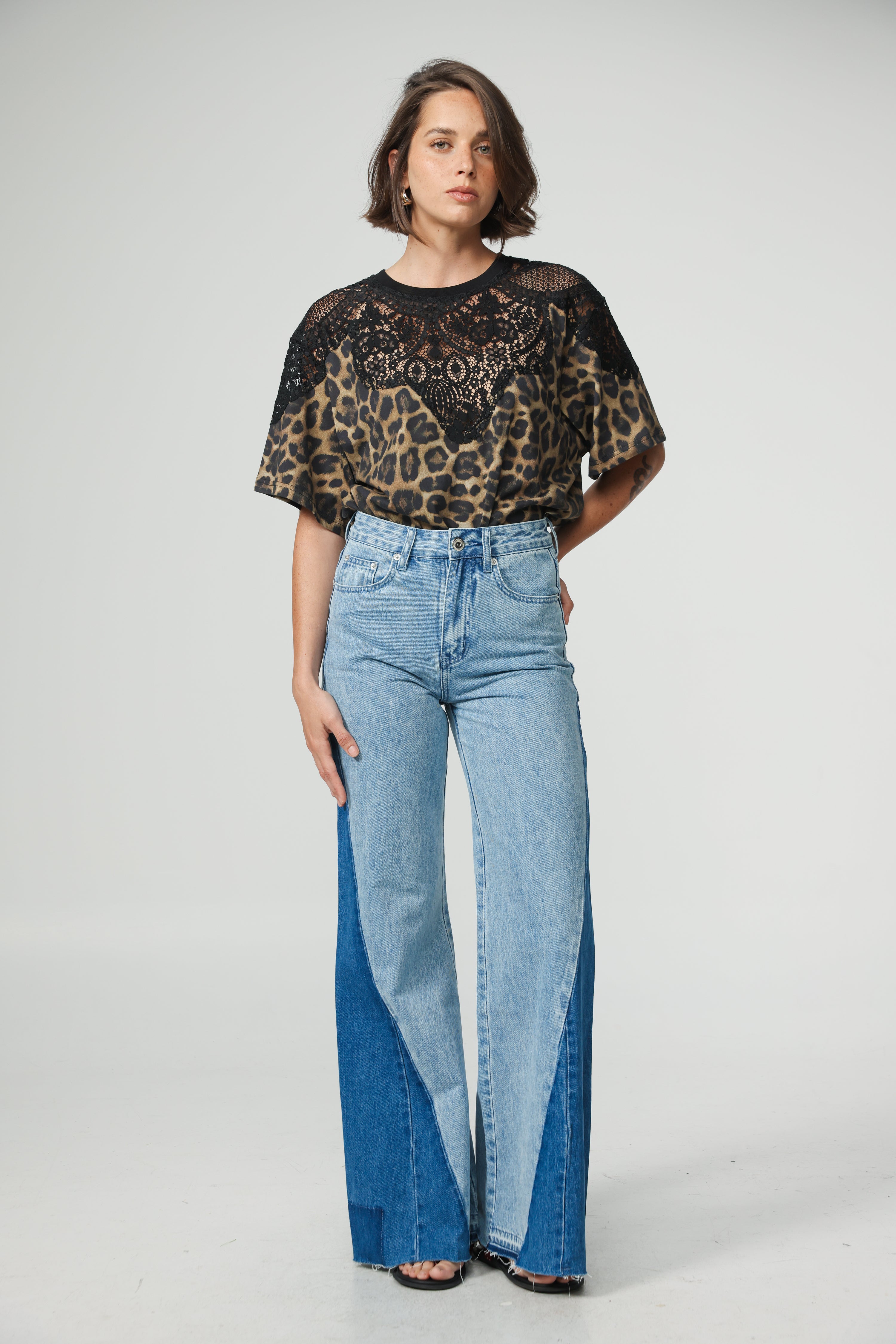 Lion Leopard Lace T-Shirt – SEESTARZ