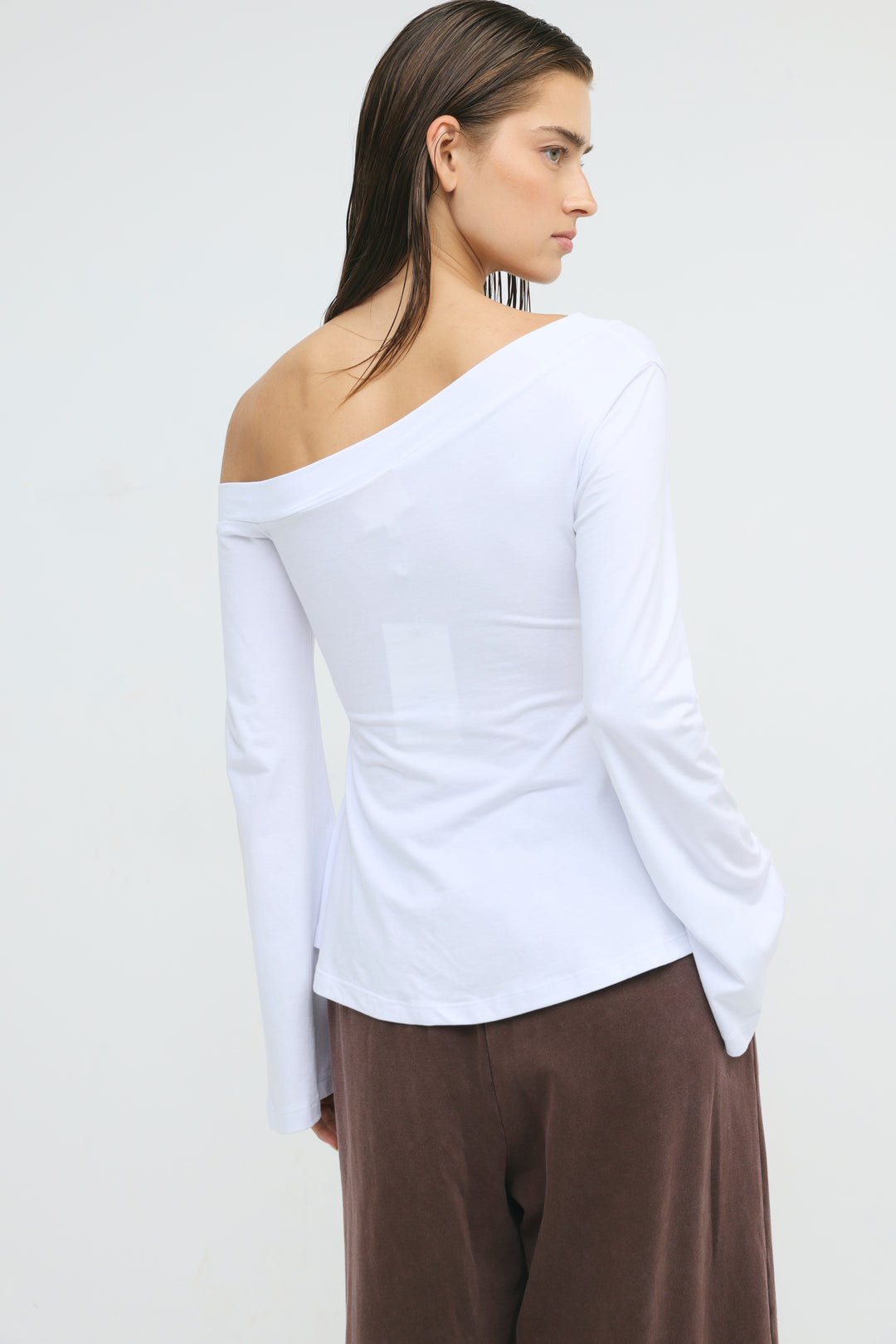 State White Drop Shoulder Shirt
