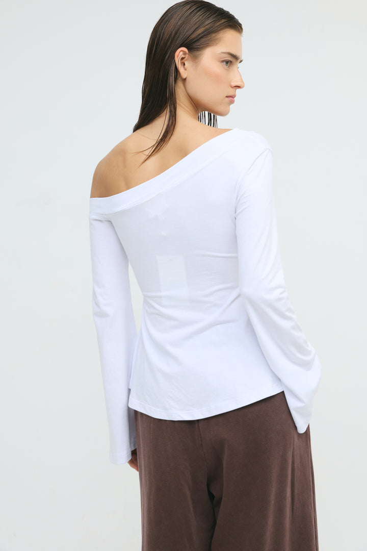 State White Drop Shoulder Shirt