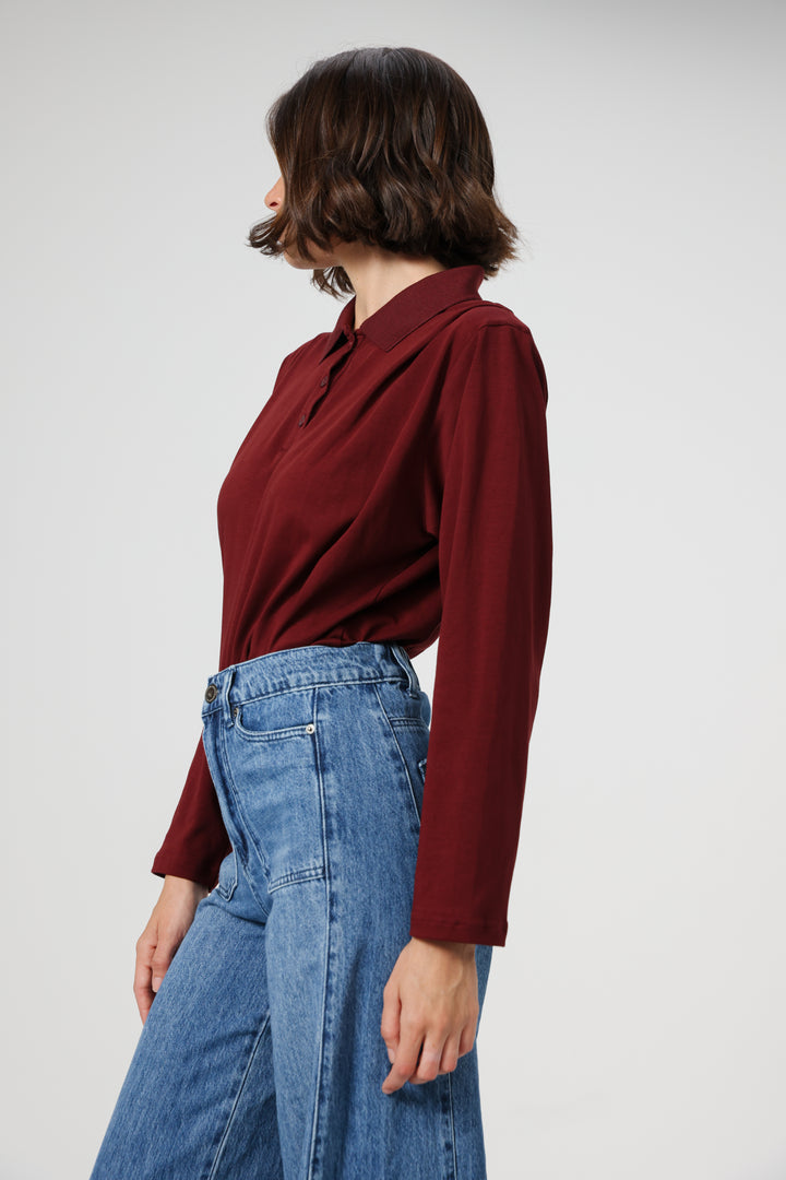 Wakeup Wine Padded Polo