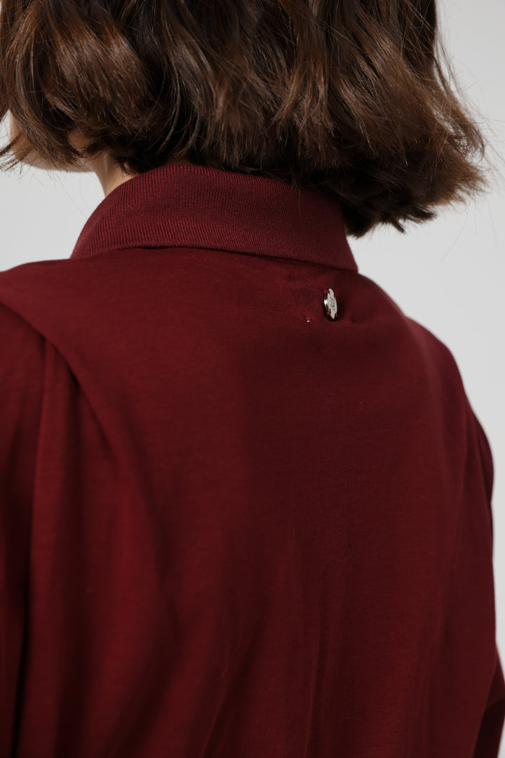 Wakeup Wine Padded Polo