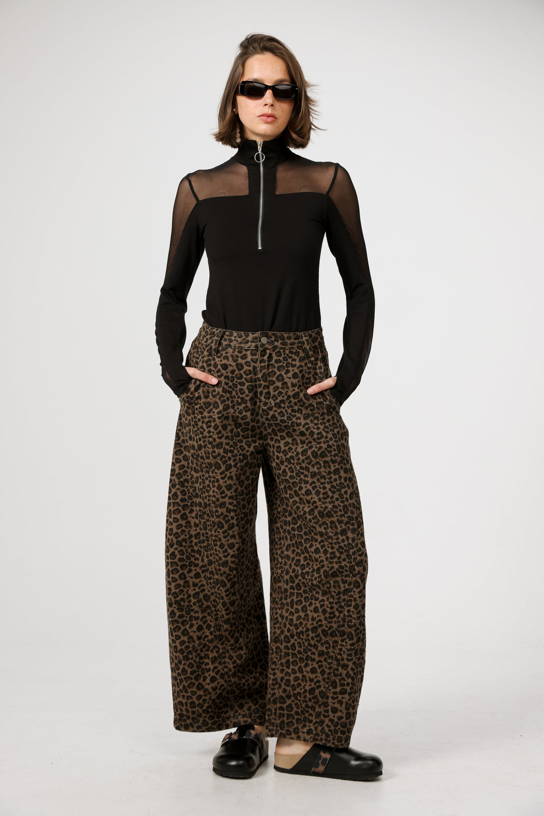 ג'ינס מנומר לאישה Star 123 Leopard Denim 