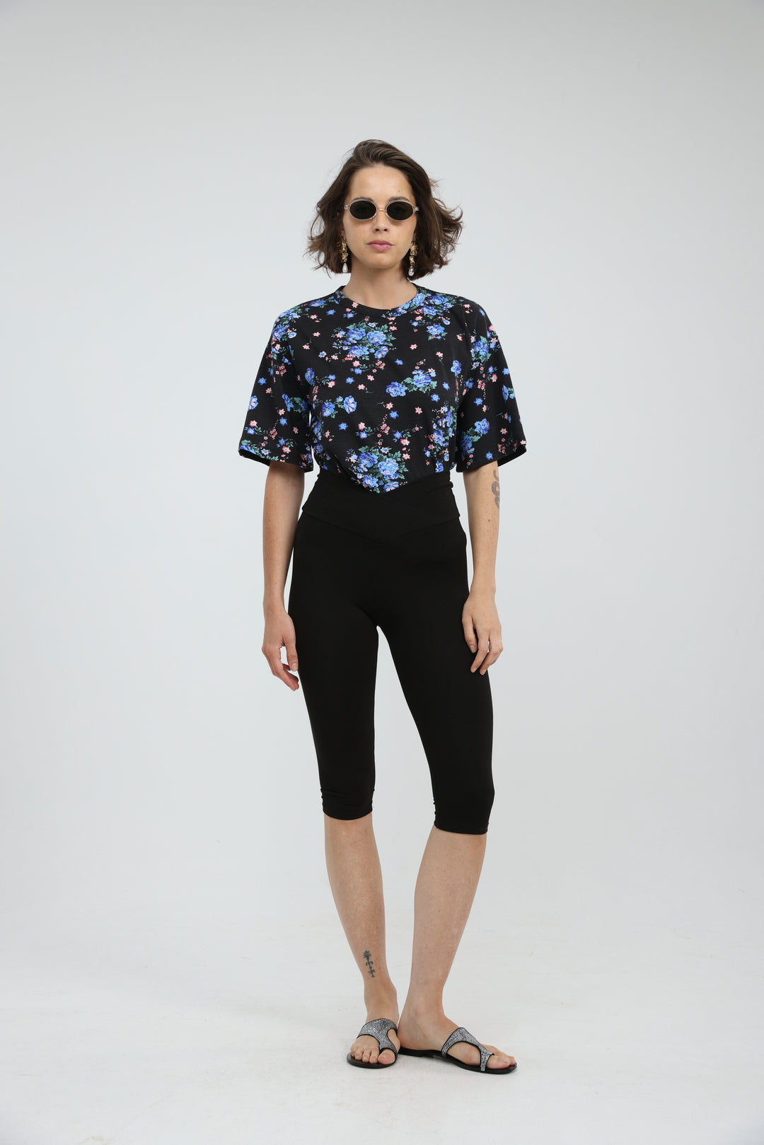 Rock Blue Floral T-Shirt