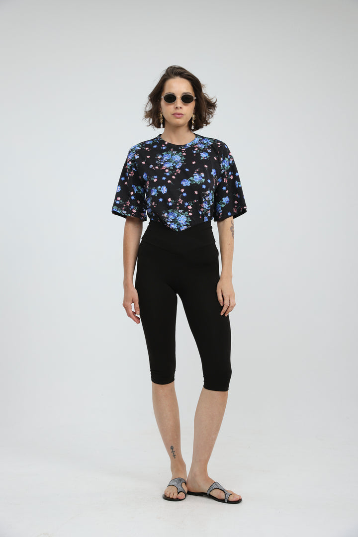 Rock Blue Floral T-Shirt