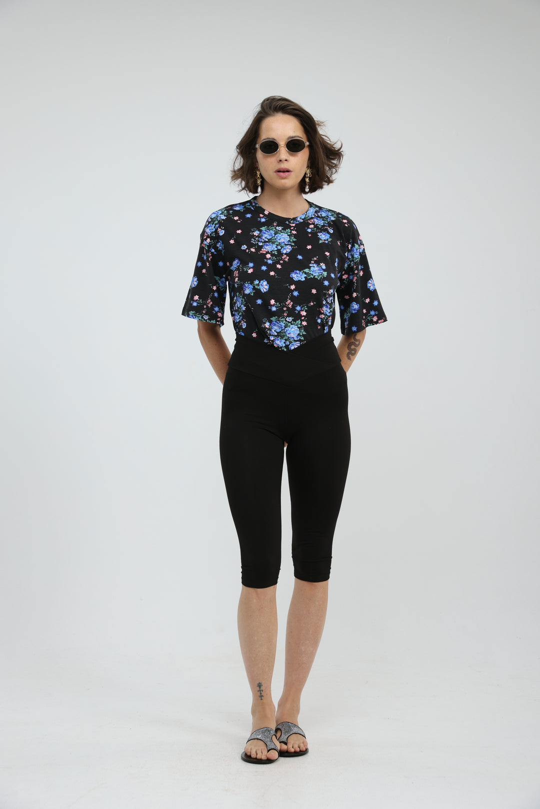 Rock Blue Floral T-Shirt