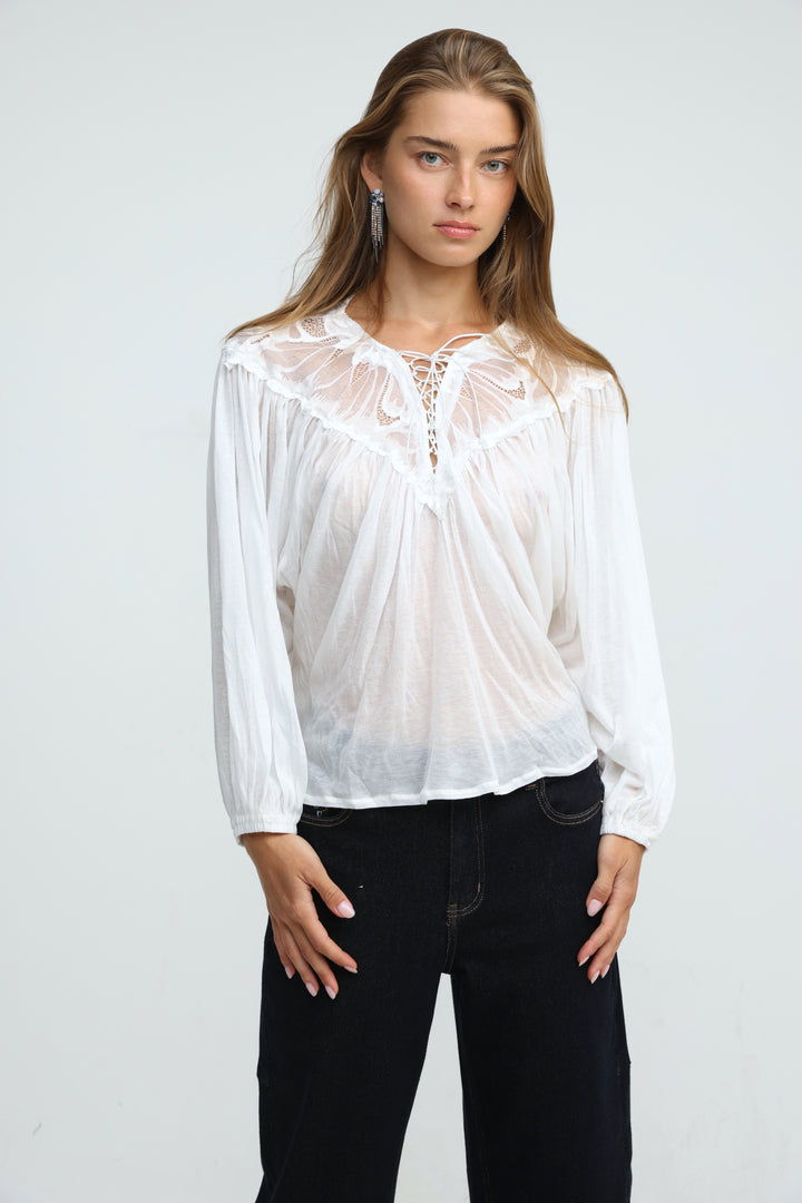 Reverie White Blouse