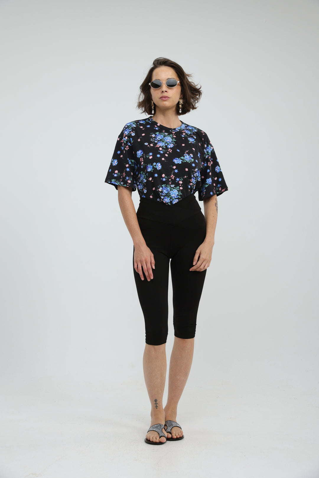 Rock Blue Floral T-Shirt