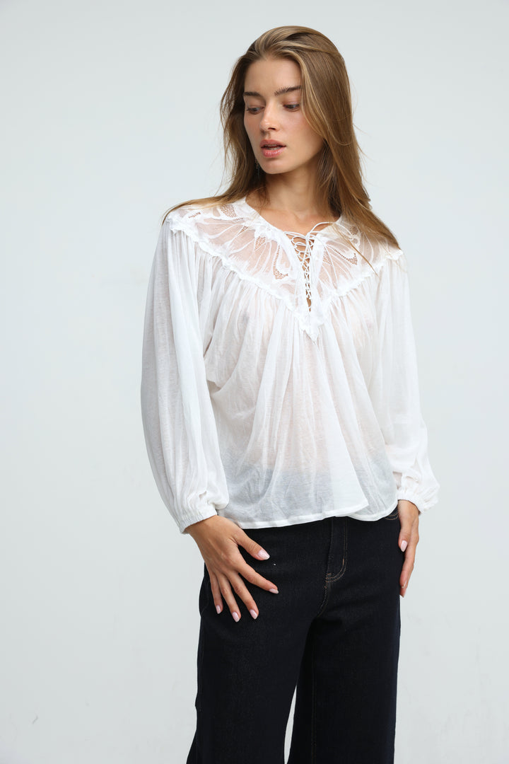 Reverie White Blouse