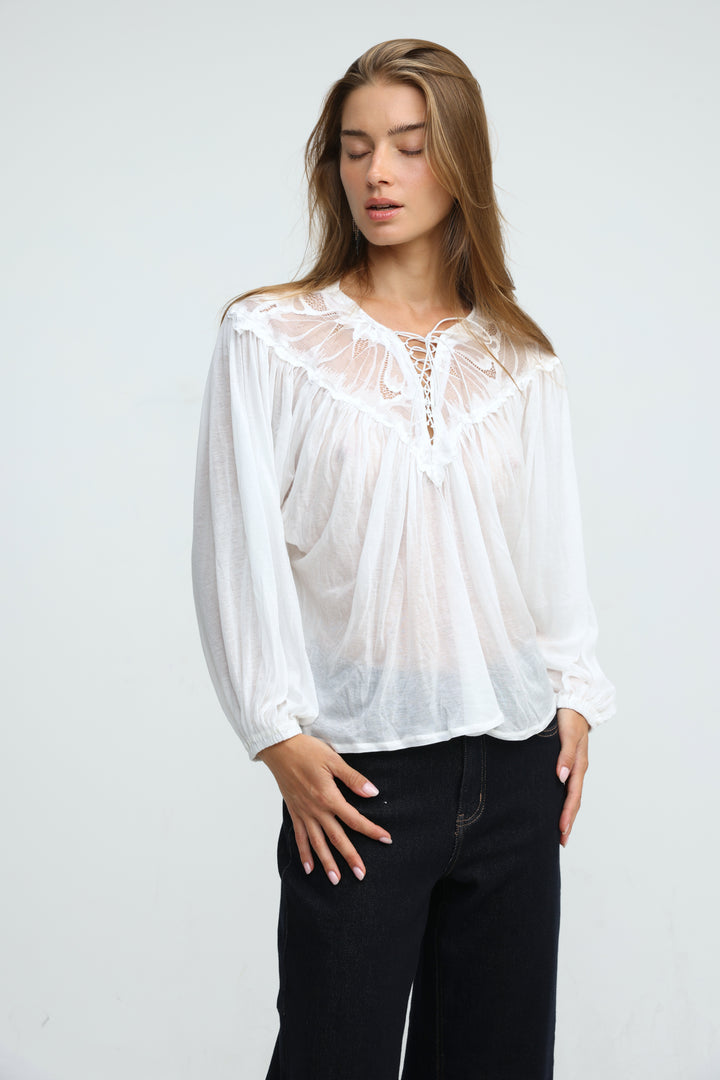 Reverie White Blouse