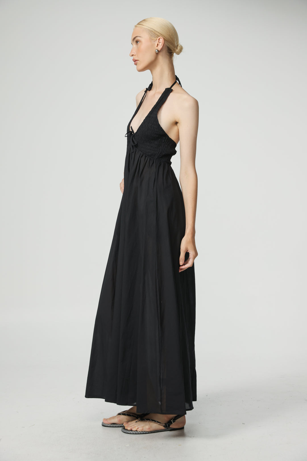 Lips Black Dress