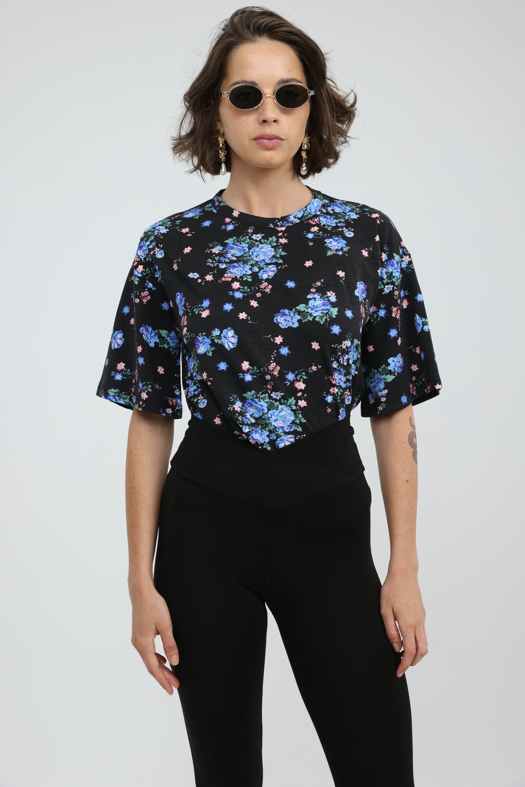 Rock Blue Floral T-Shirt