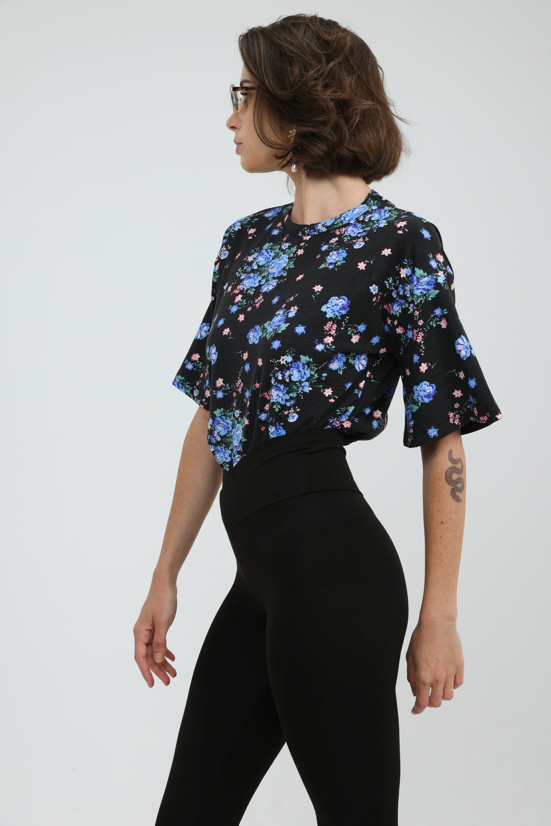 Rock Blue Floral T-Shirt