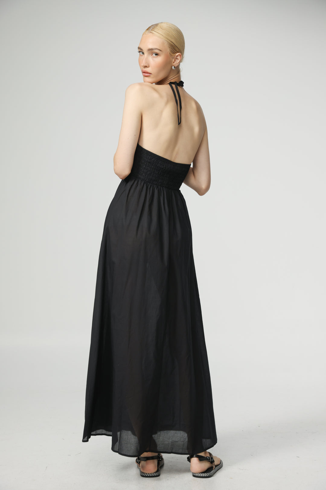 Lips Black Dress