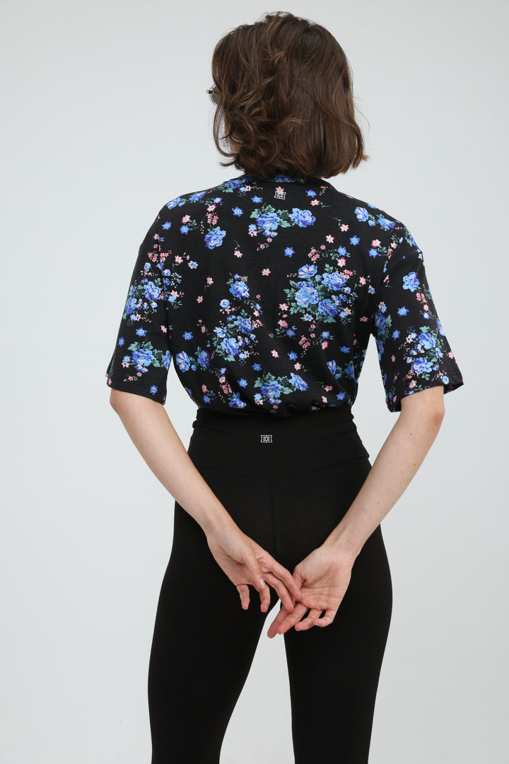 Rock Blue Floral T-Shirt
