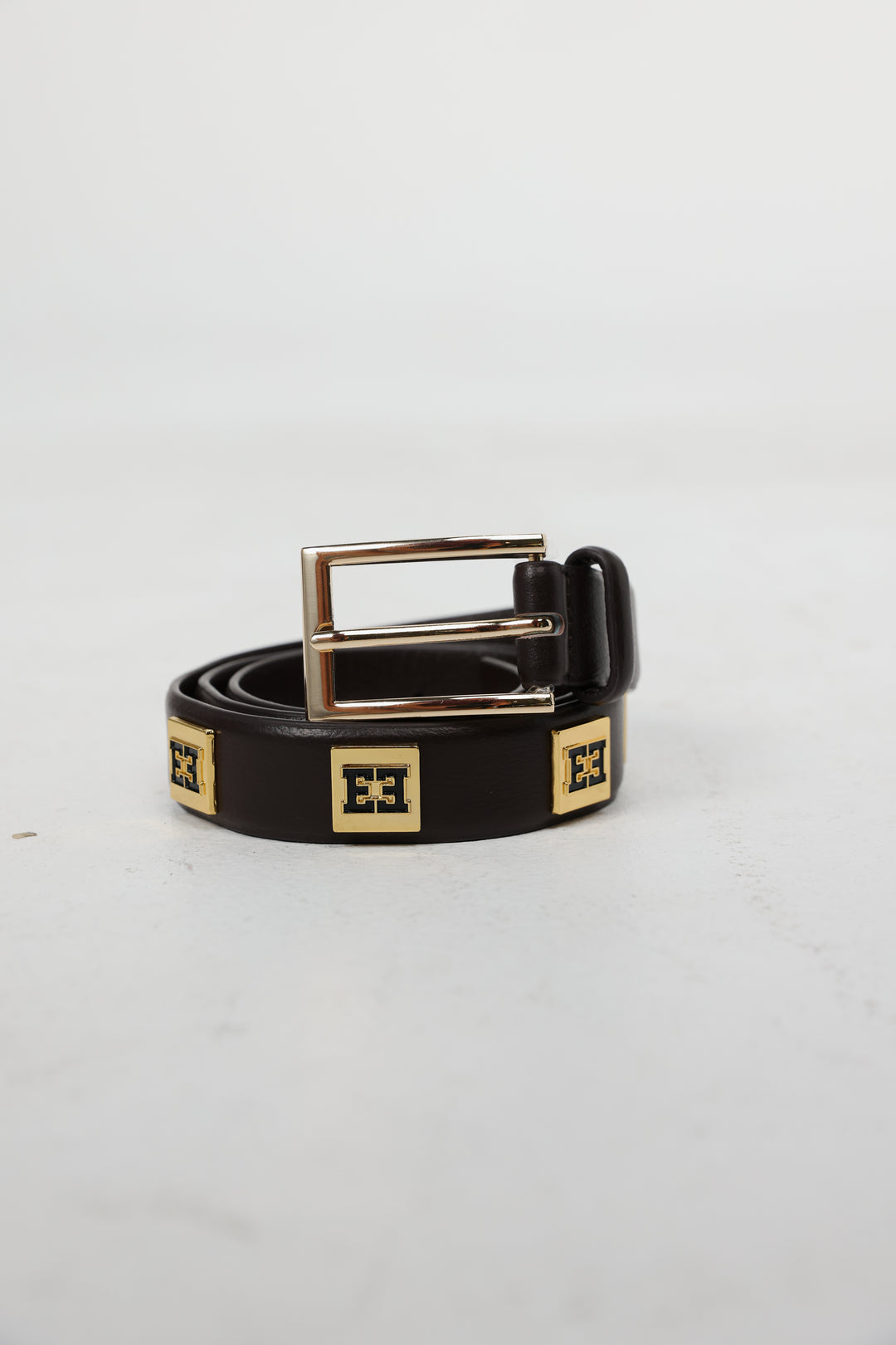 EE Brown Leather Belt