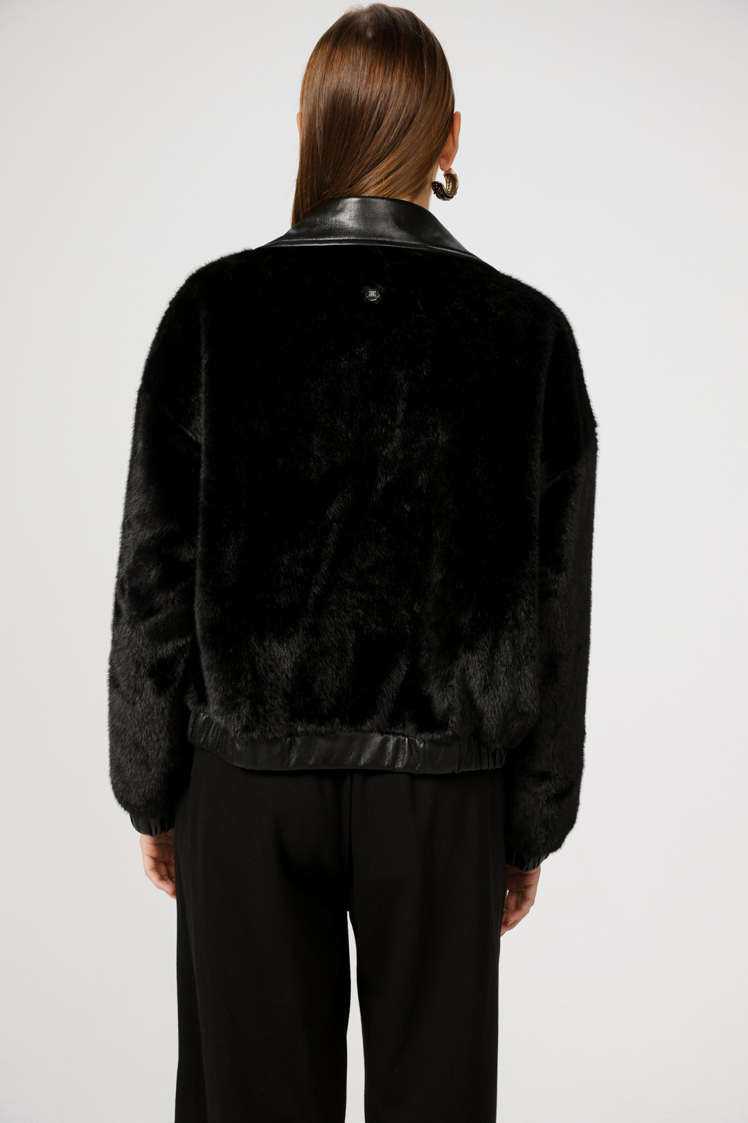 Fluffy Black Coat