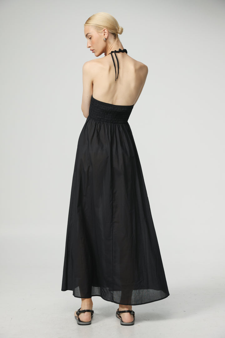 Lips Black Dress