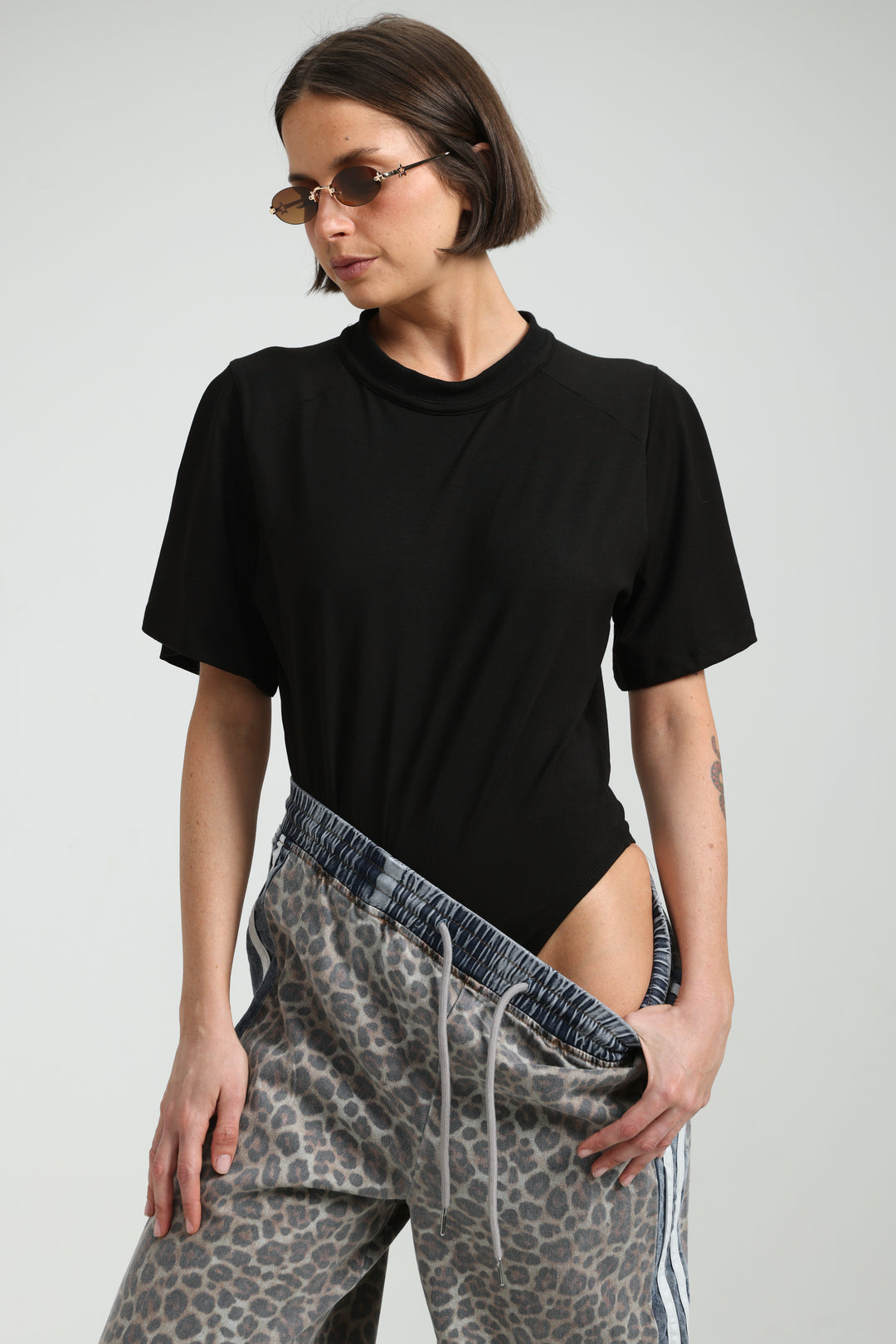 Candy Black Bodysuit