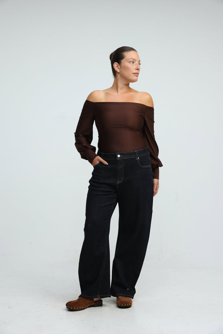 Era Purple Off Shoulder Bodysuit