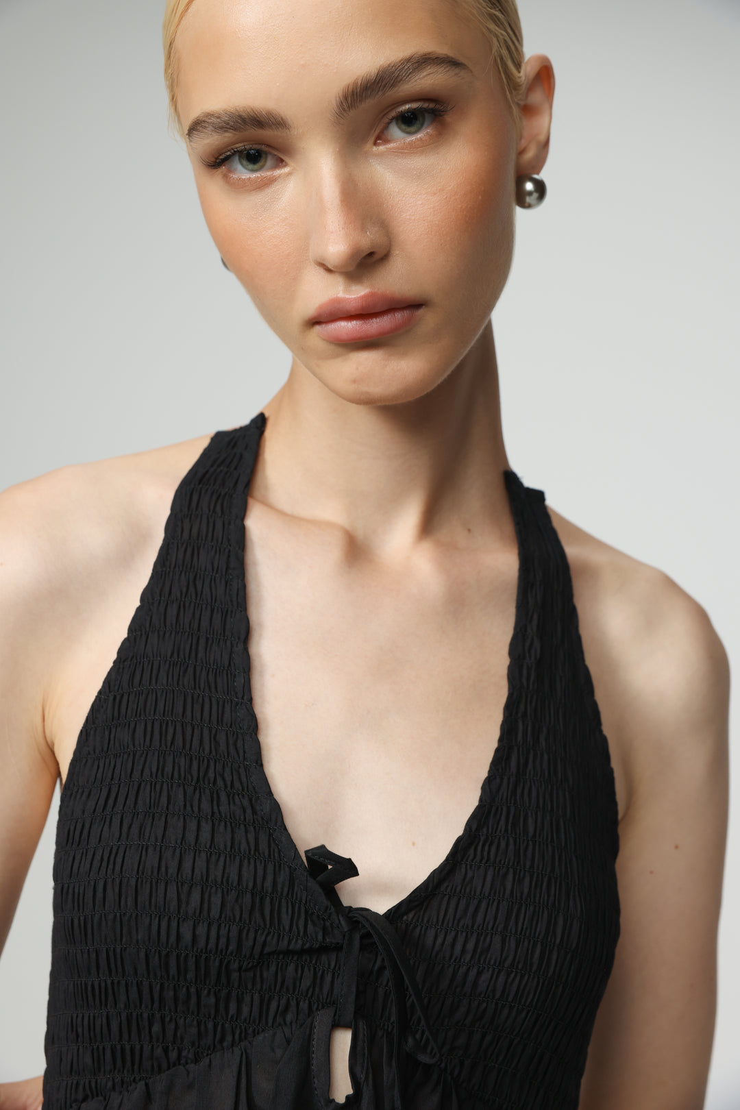 Lips Black Dress