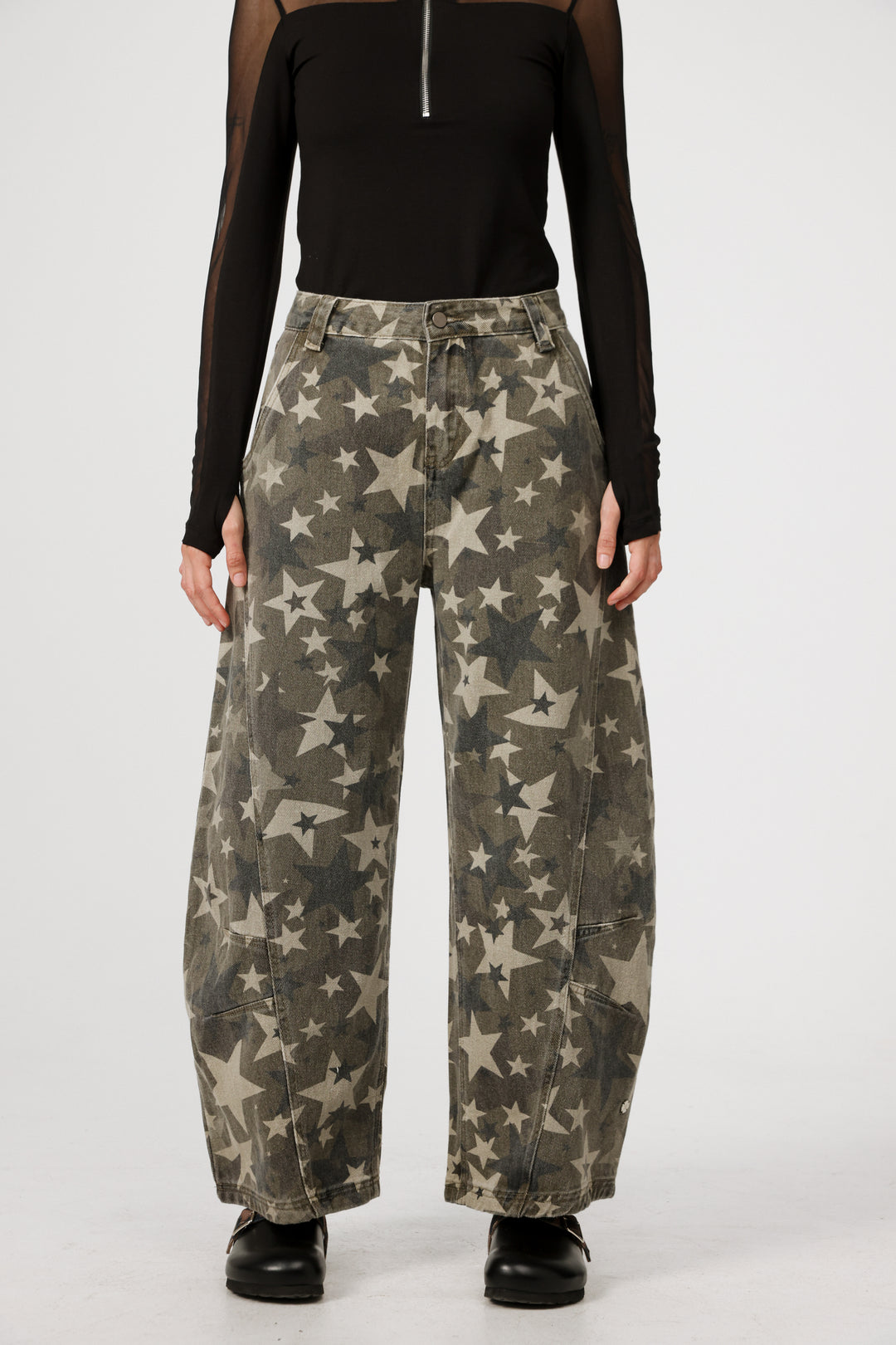 ג'ינס כוכבים קו מותן בינוני Star 123 Stars Denim 