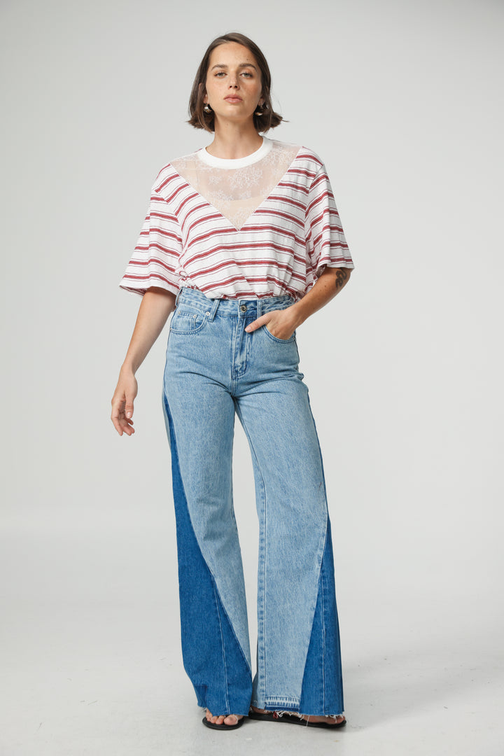 Way Red Striped T-Shirt