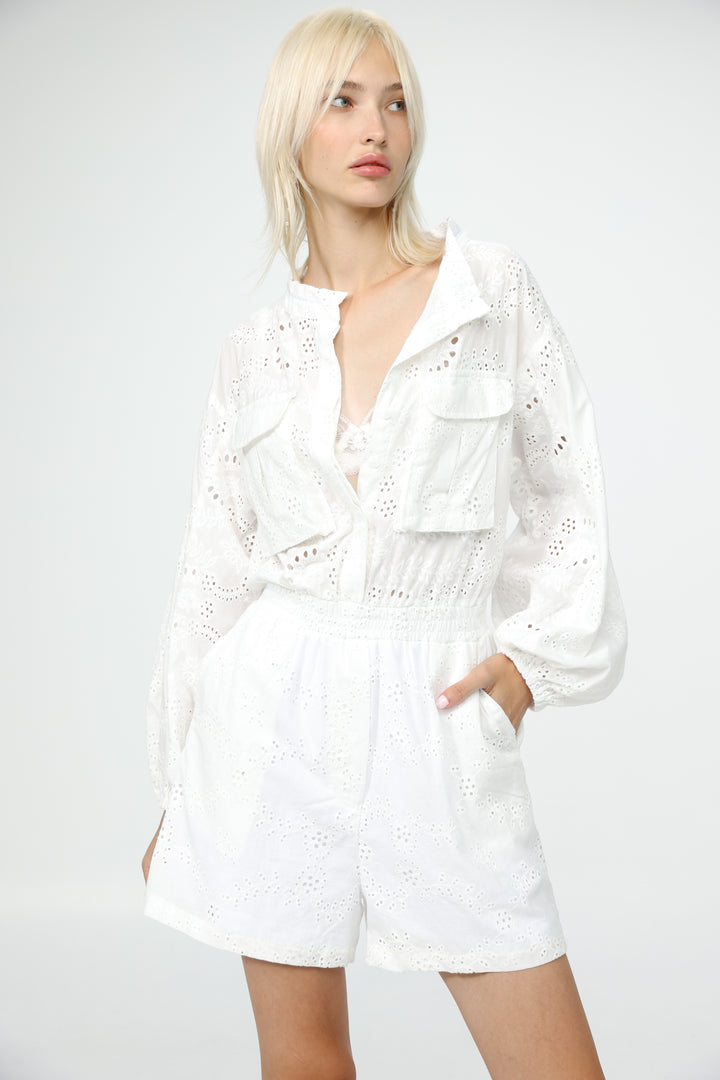Yael's White Jumpsuit