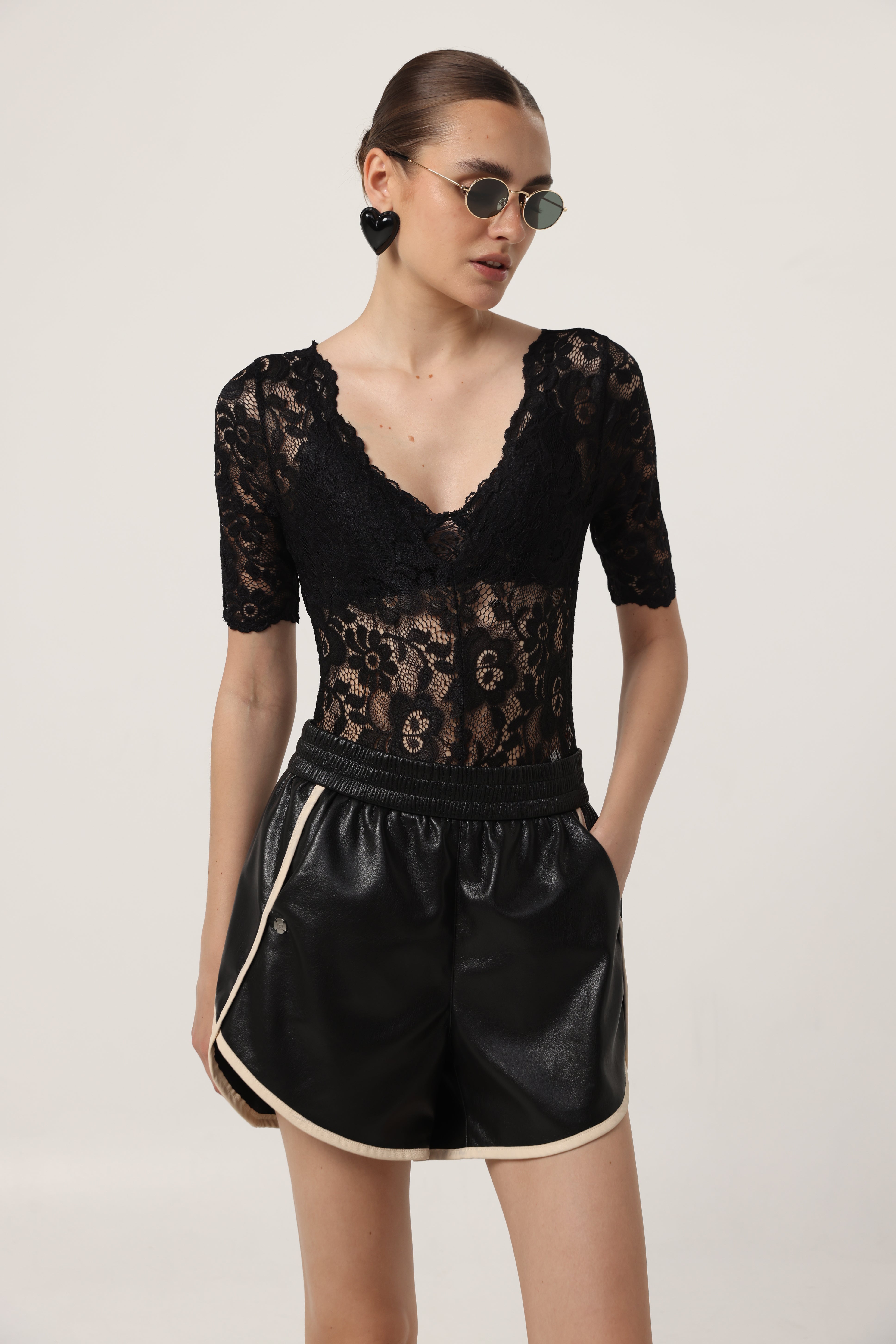 Sweet Lovin' Lace Top Set Black | White Fox Boutique US