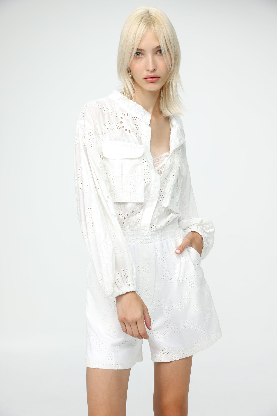Yael's White Jumpsuit