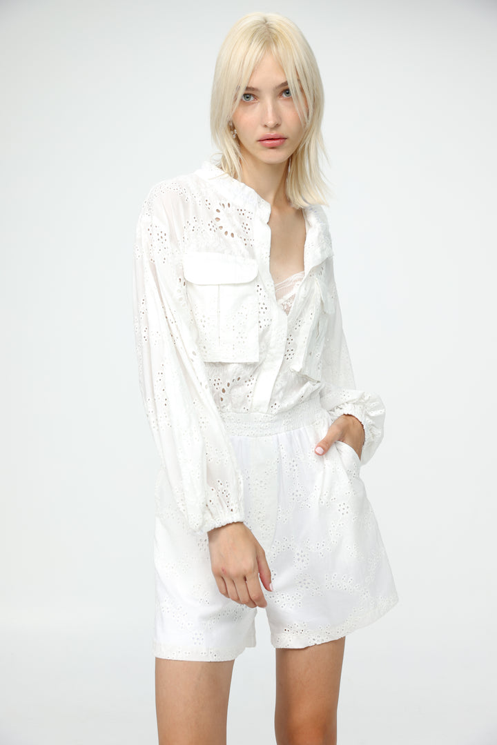 Yael's White Jumpsuit