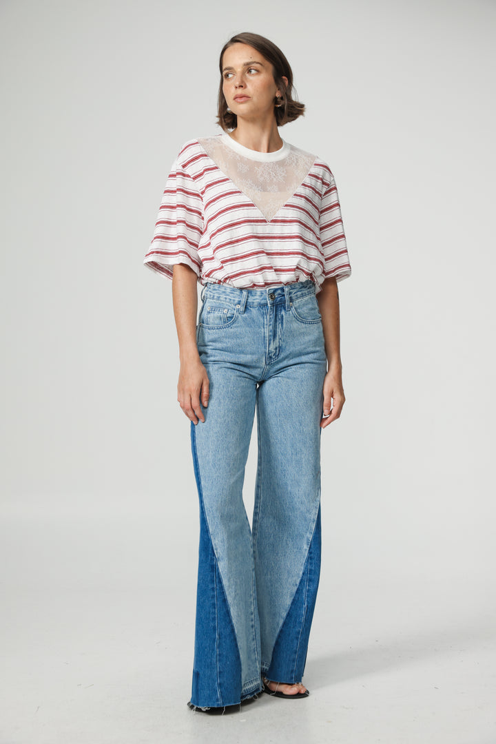 Way Red Striped T-Shirt