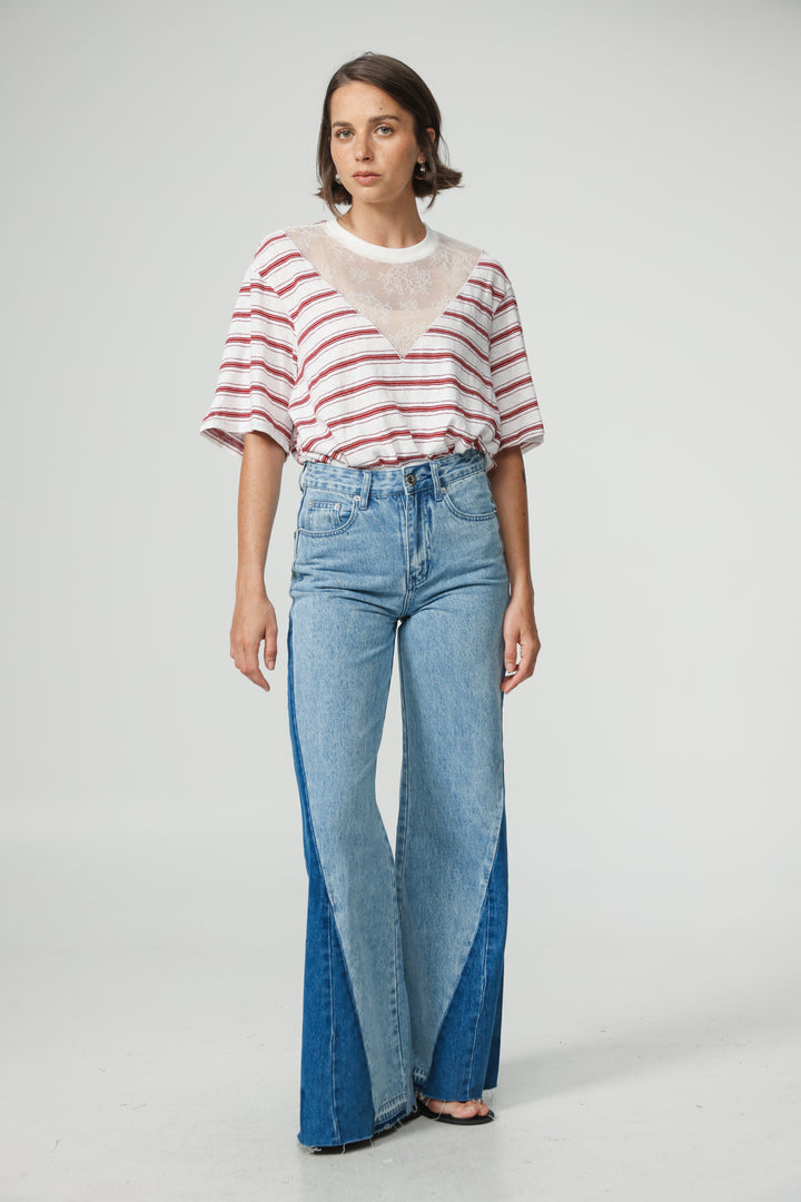 Way Red Striped T-Shirt