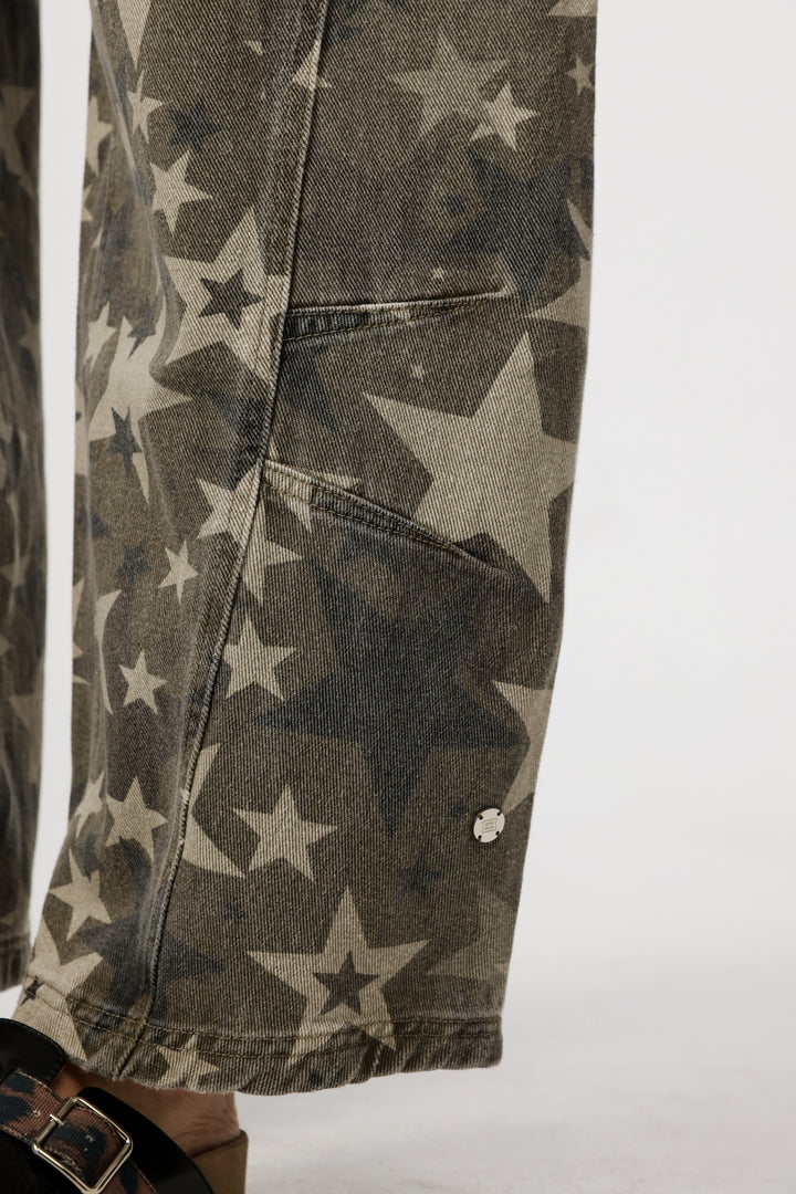 ג'ינס כוכבים גזרה ישרה Star 123 Stars Denim 