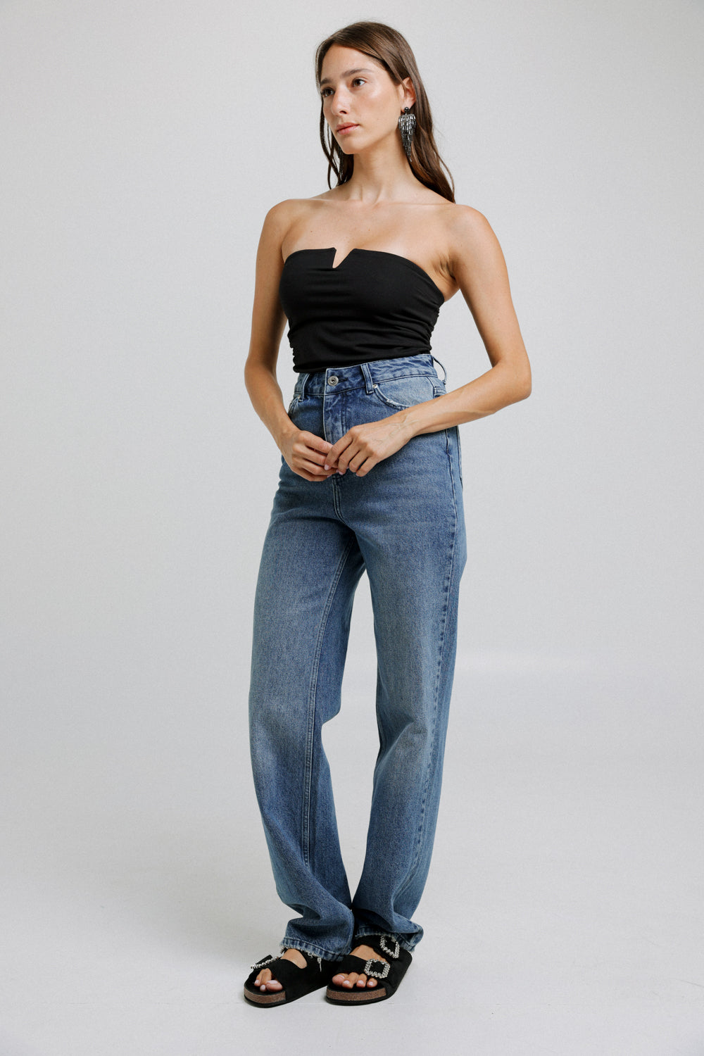 Obsession Black Strapless