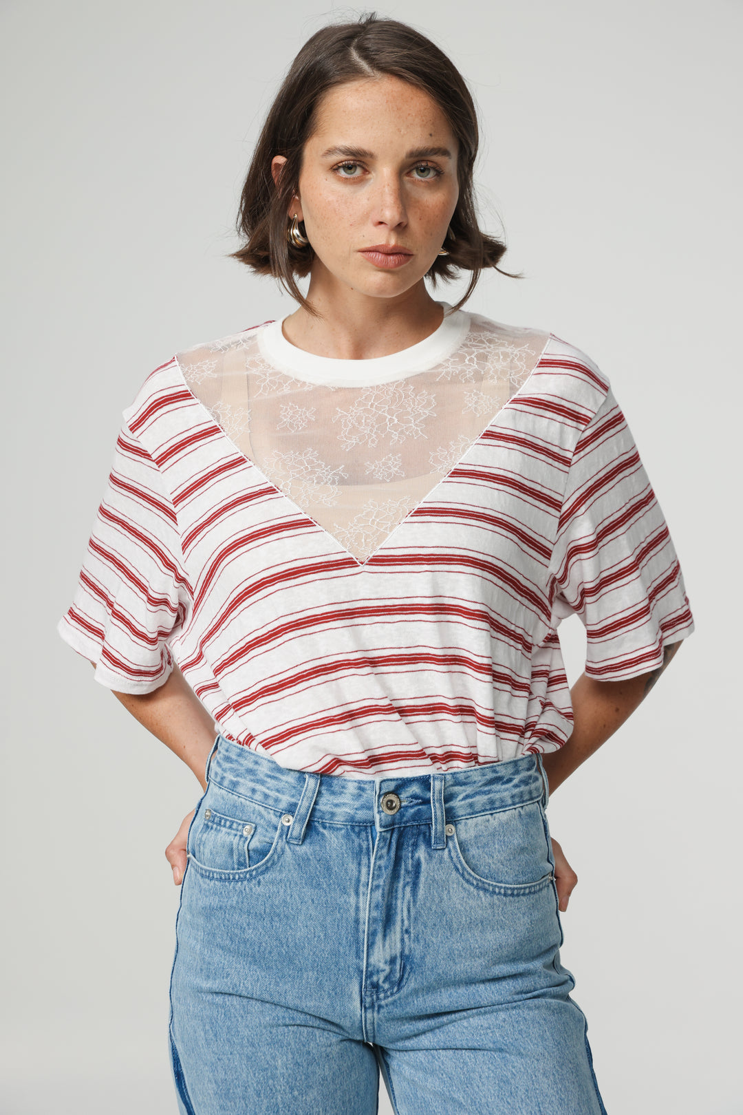 Way Red Striped T-Shirt