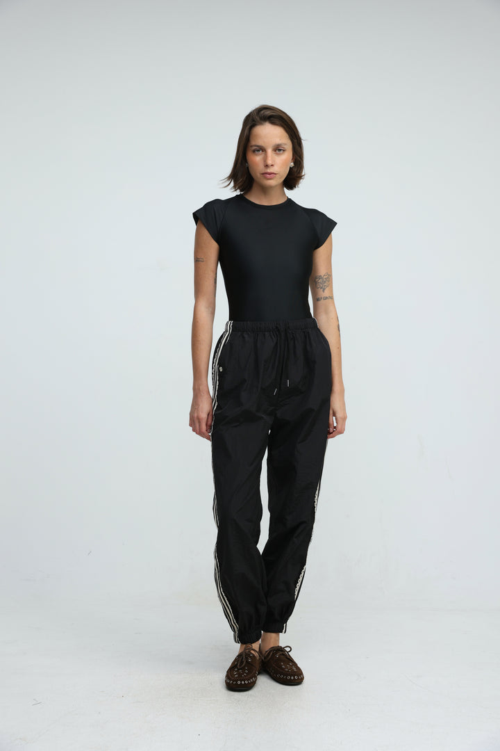 League Black Joggers