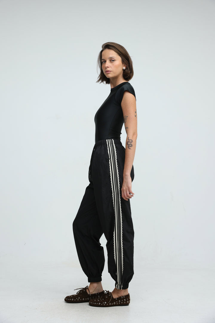 League Black Joggers