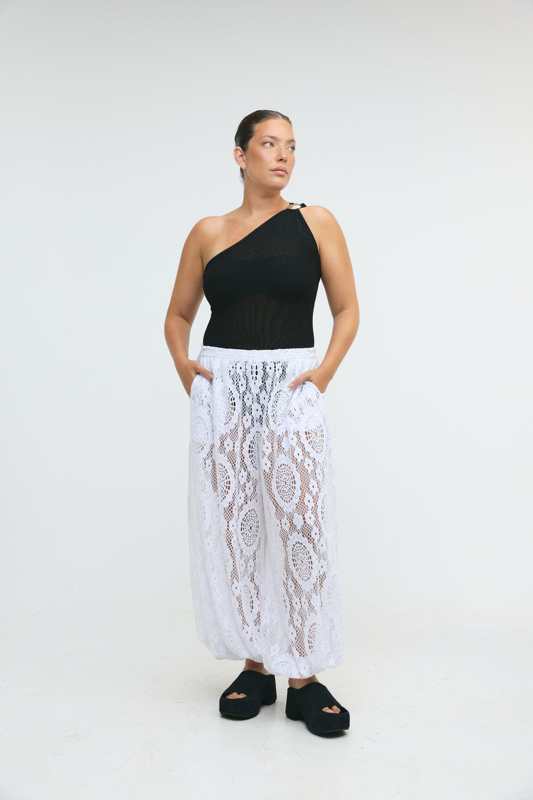 Mallorca Black Lace Balloon Bottoms