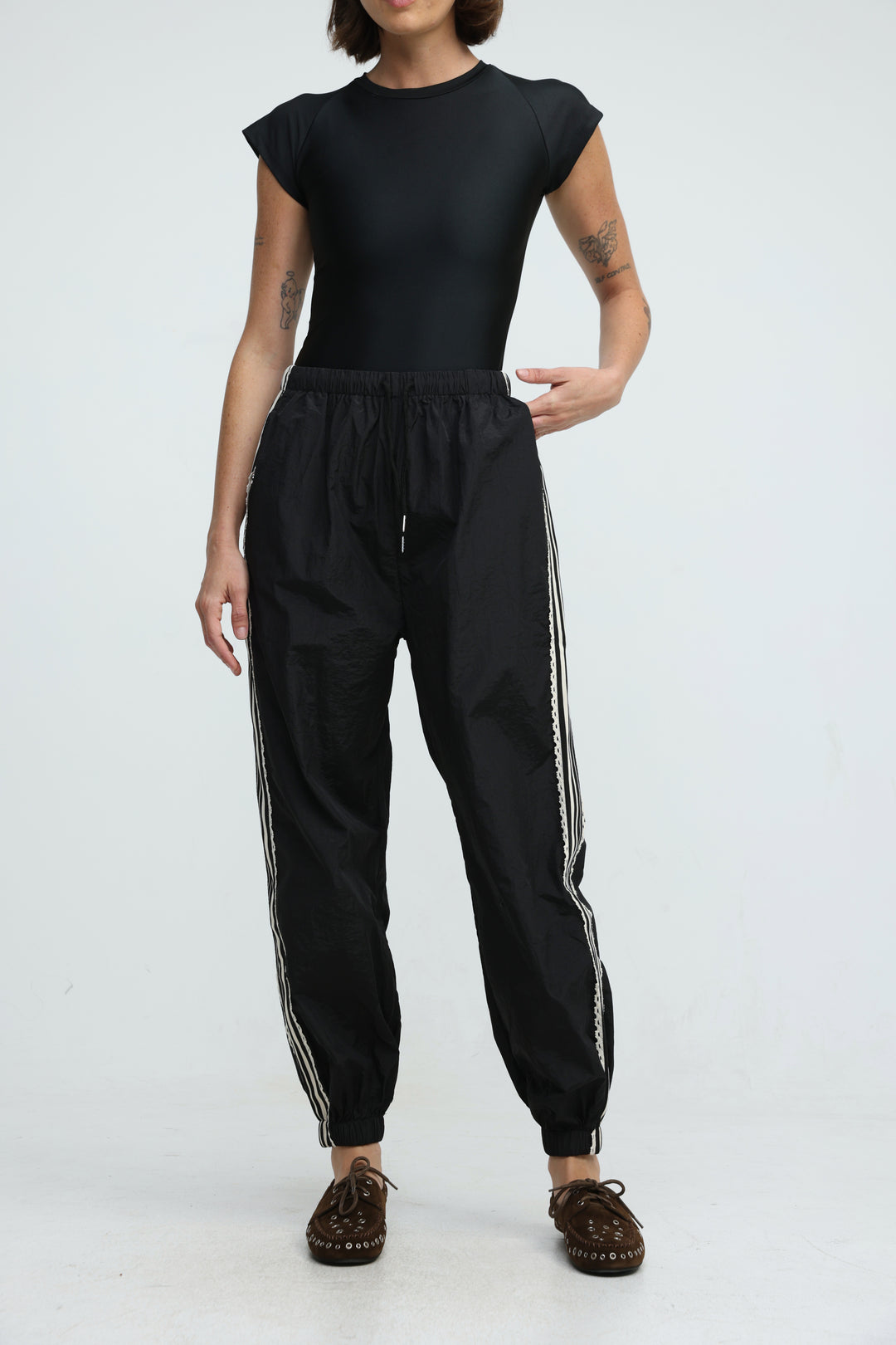 League Black Joggers