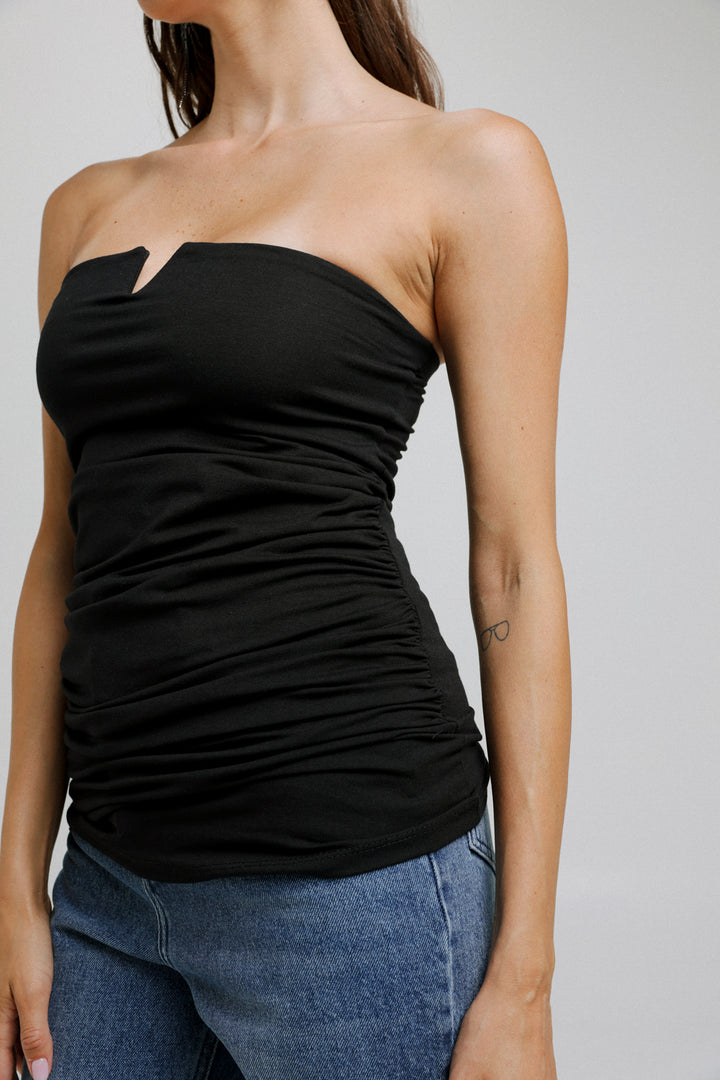 Obsession Black Strapless