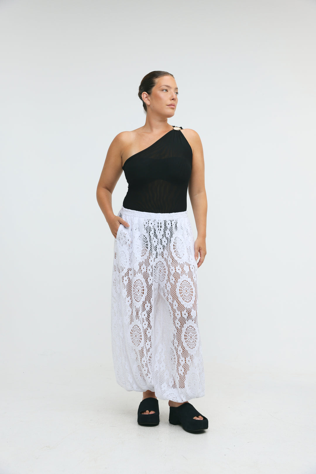 Mallorca White Lace Balloon Bottoms