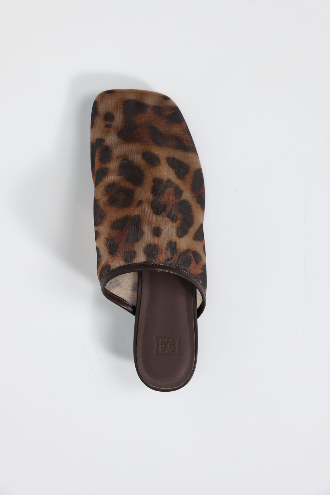 Leopard Mesh Mules