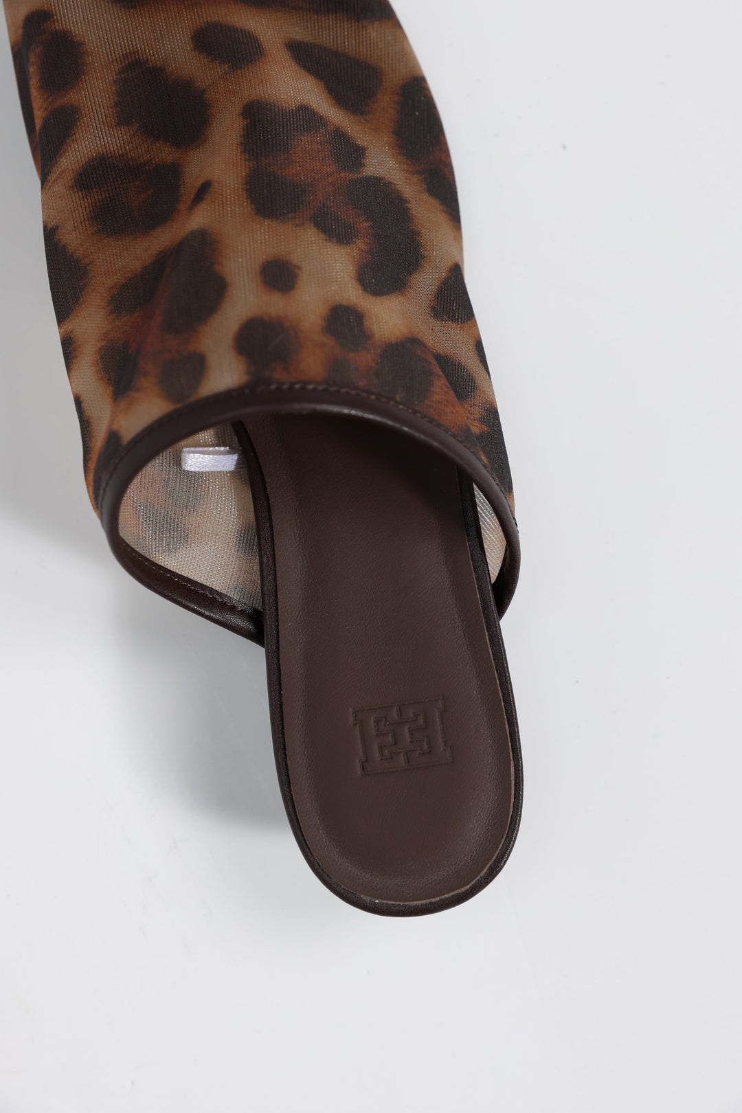 Leopard Mesh Mules