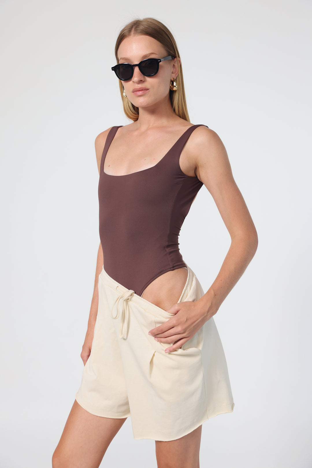 Cloud Brown Bodysuit