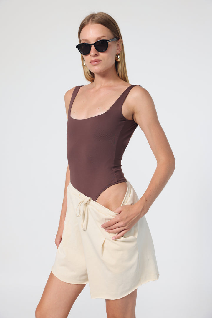 Cloud Brown Bodysuit
