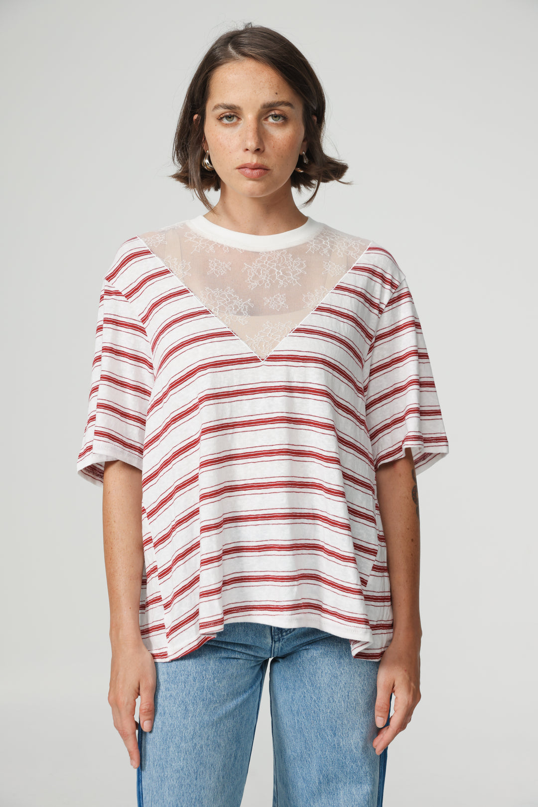Way Red Striped T-Shirt
