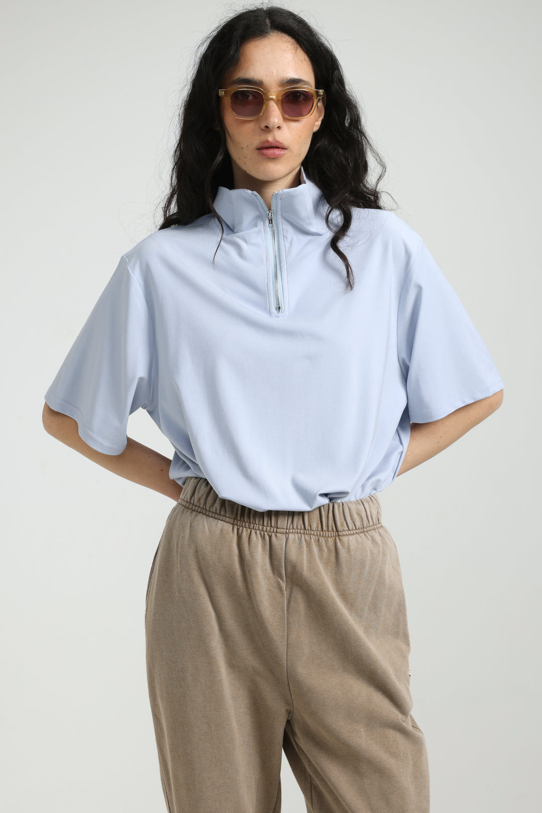 Adamon Light Blue Polo