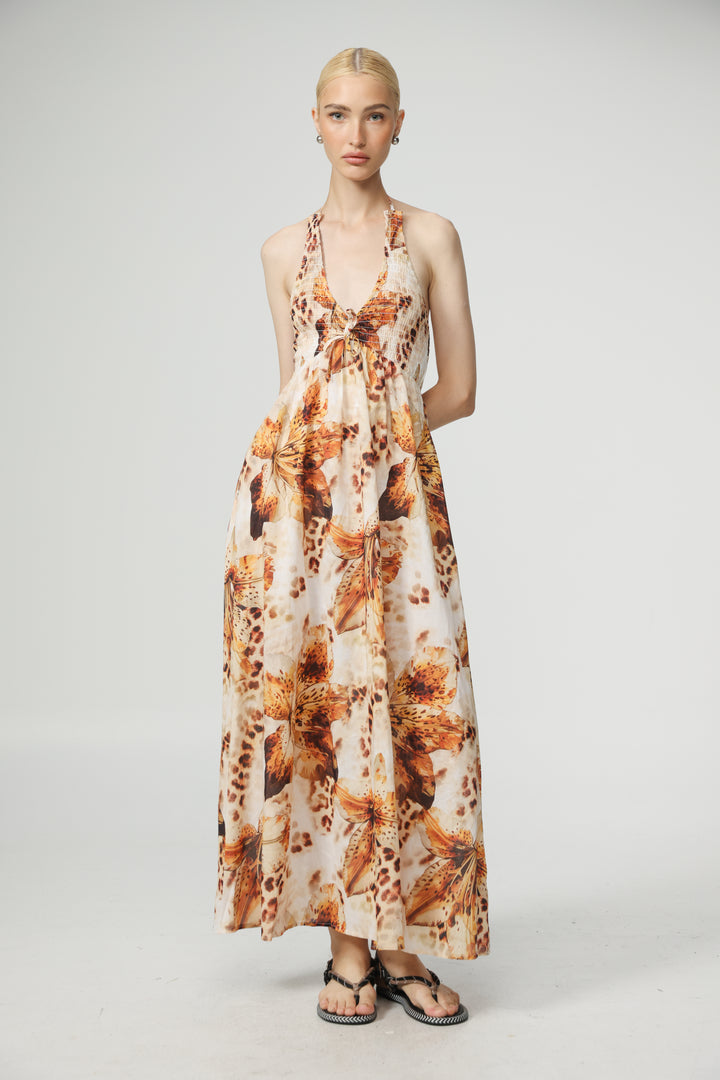 Lips Floral Dress